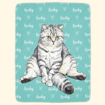 Custom-Pet-Portrait-Watercolor-Custom-Name-Blanket-Personalized-Blanket-1
