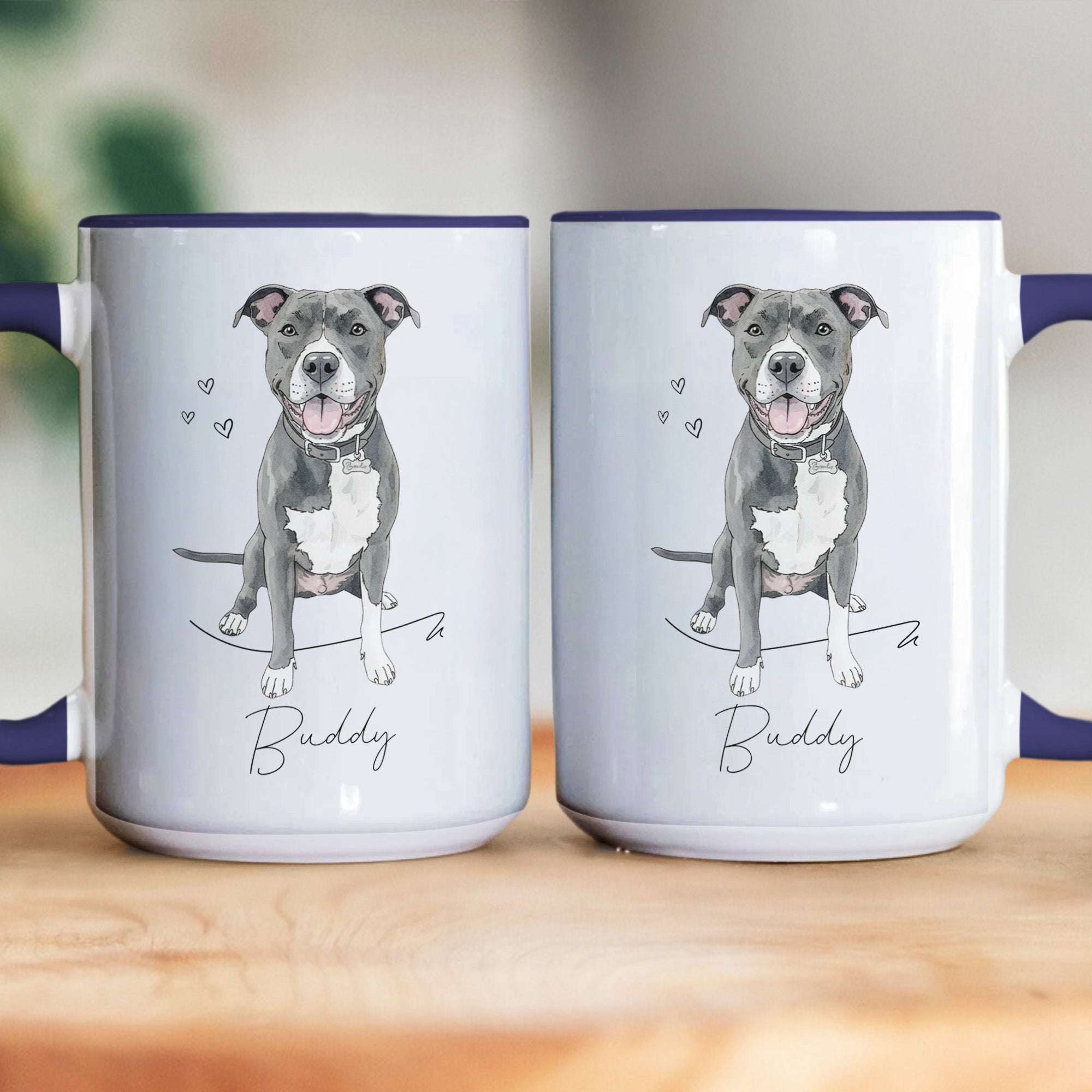 Custom-Pet-Portrait-Watercolor-Gift-For-Dog-Lover-Cat-Lover-Personalized-Mug-4