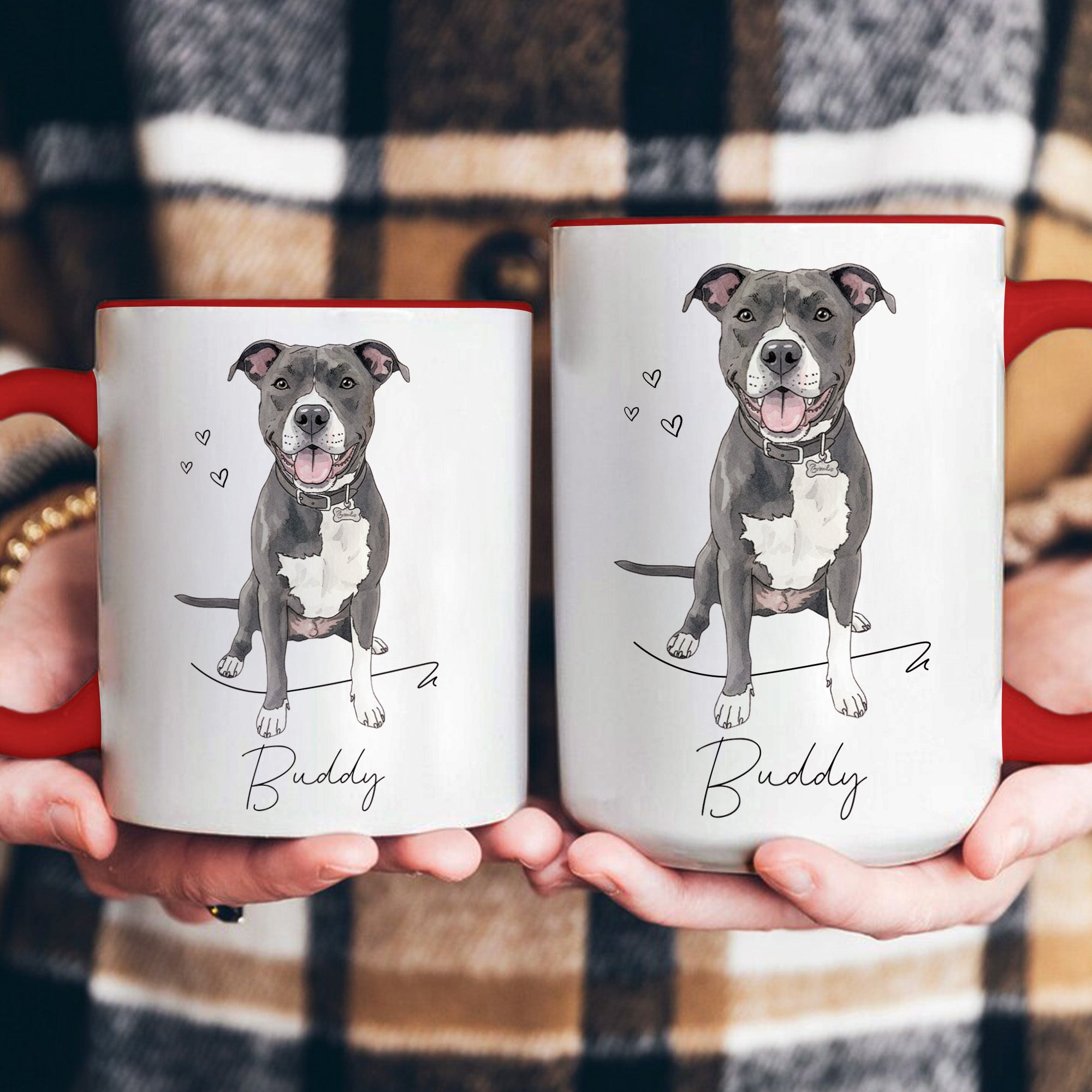 Custom-Pet-Portrait-Watercolor-Gift-For-Dog-Lover-Cat-Lover-Personalized-Mug-5