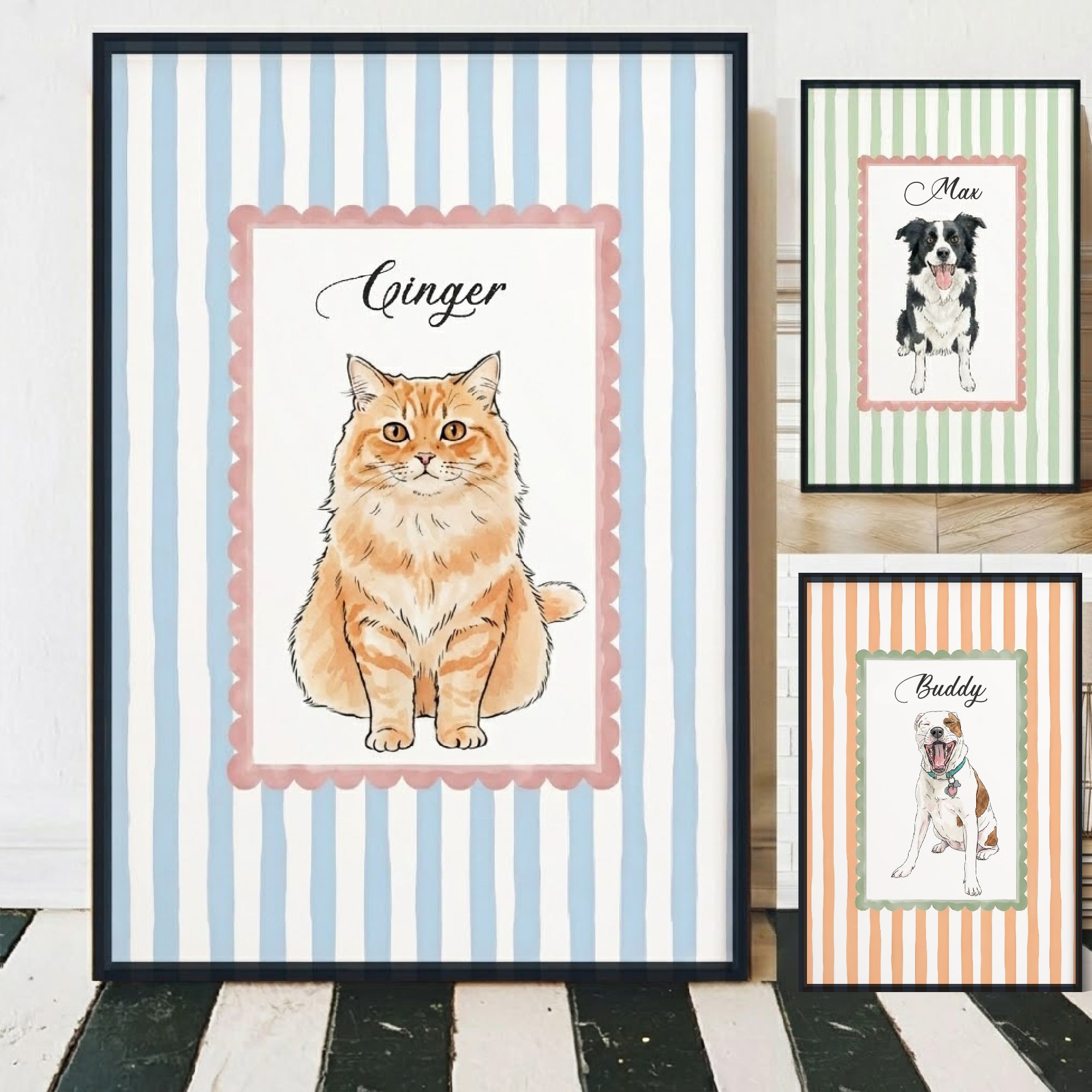 Custom-Pet-Portrait-Watercolor-Gift-For-Pet-Lovers-Dog-Lovers-Cat-Lovers-Personalized-Poster-1