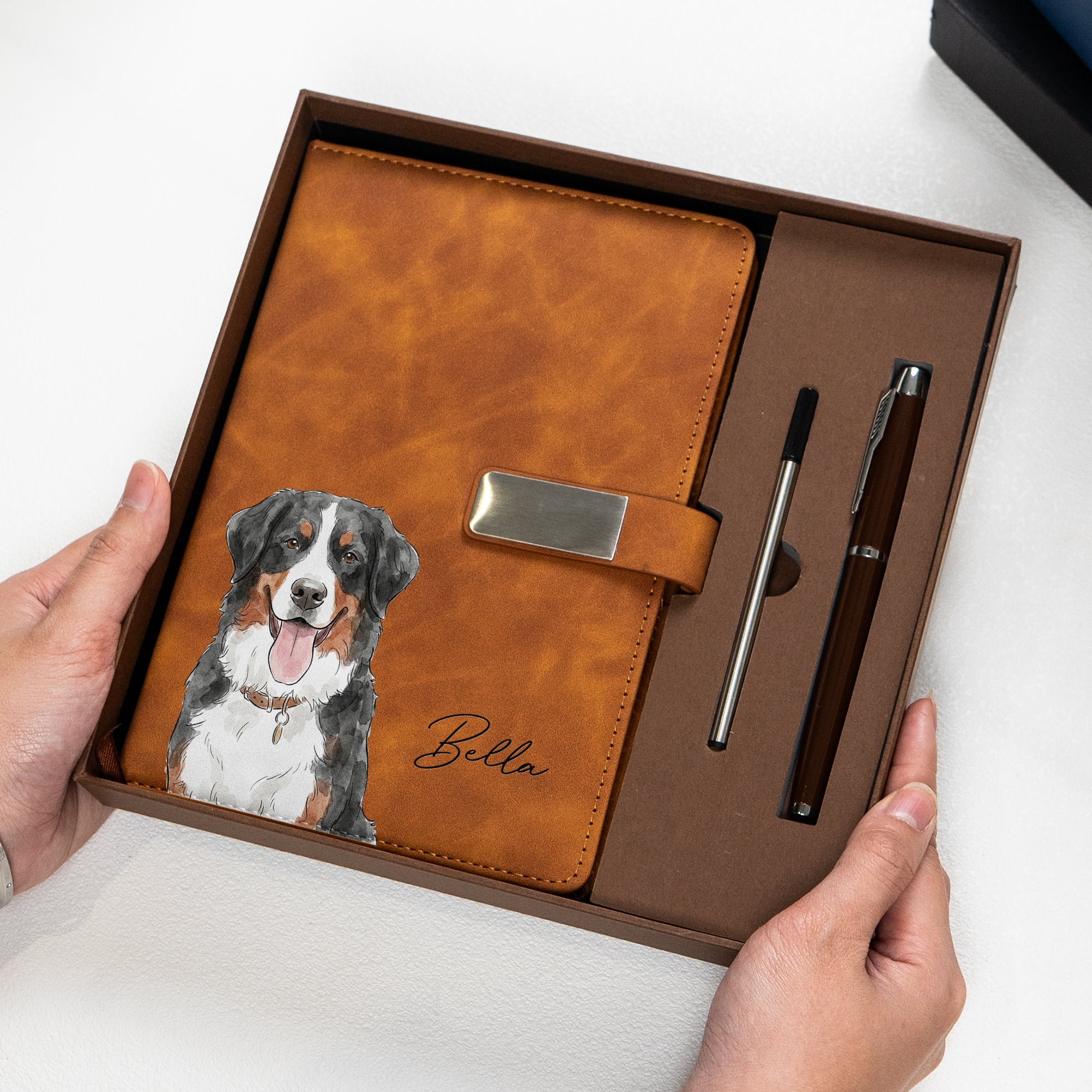 Custom-Pet-Portrait-Watercolor-Gift-For-Pet-Lovers-Personalized-Notebook-Set-4