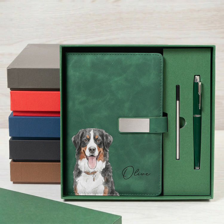 Custom-Pet-Portrait-Watercolor-Gift-For-Pet-Lovers-Personalized-Notebook-Set-7