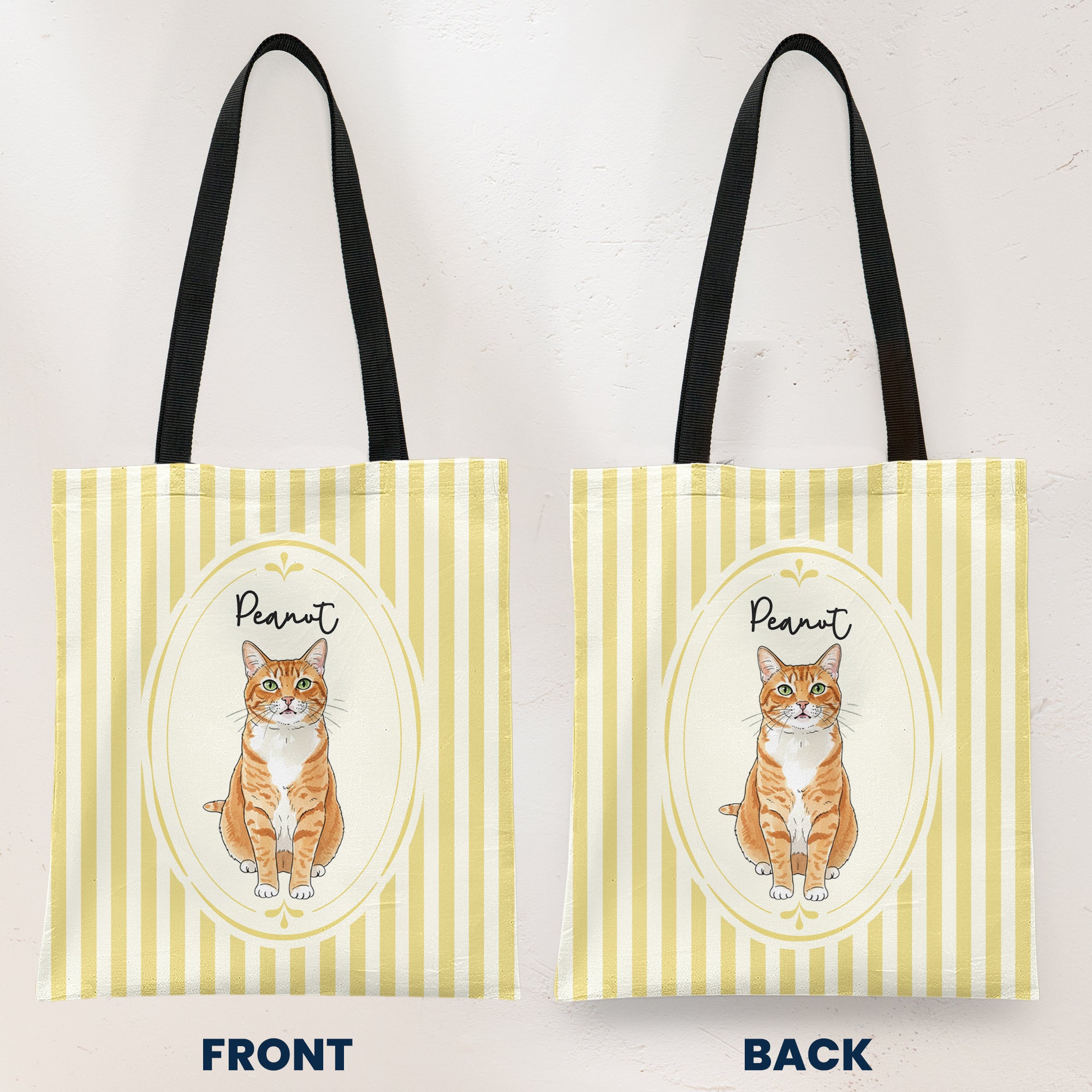 Custom-Pet-Portrait-Watercolor-Gifts-For-Dog-Mom-Cat-Mom-Personalized-Tote-Bag-4
