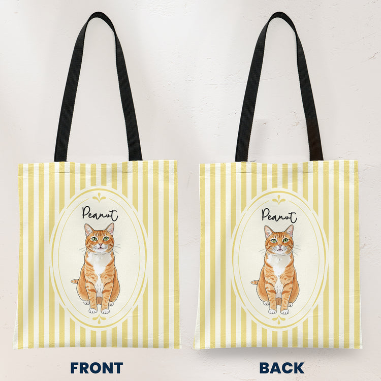 Custom-Pet-Portrait-Watercolor-Gifts-For-Dog-Mom-Cat-Mom-Personalized-Tote-Bag-4