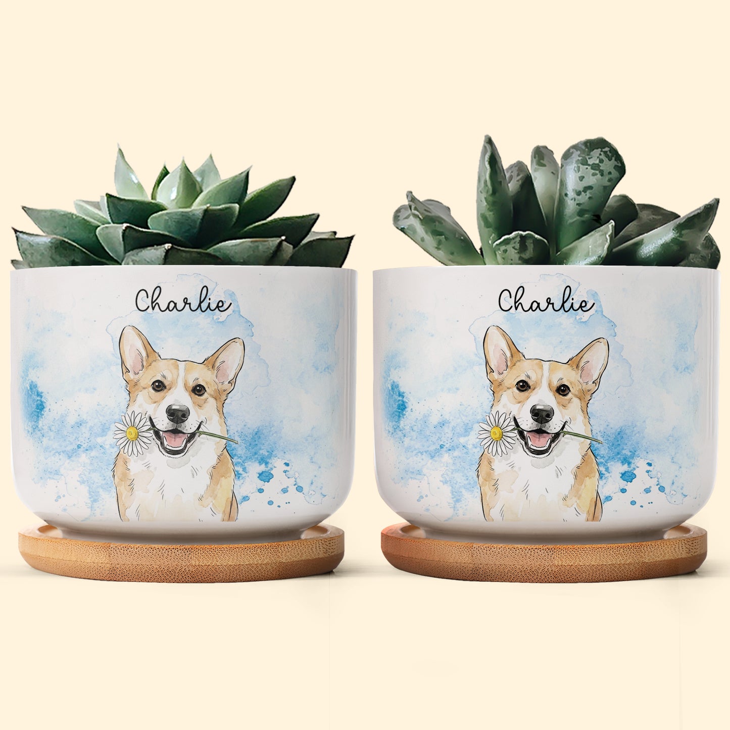 Custom-Pet-Portrait-Watercolor-Loss-Of-Pet-Gift-Personalized-Plant-Pot-2