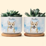 Custom-Pet-Portrait-Watercolor-Loss-Of-Pet-Gift-Personalized-Plant-Pot-2