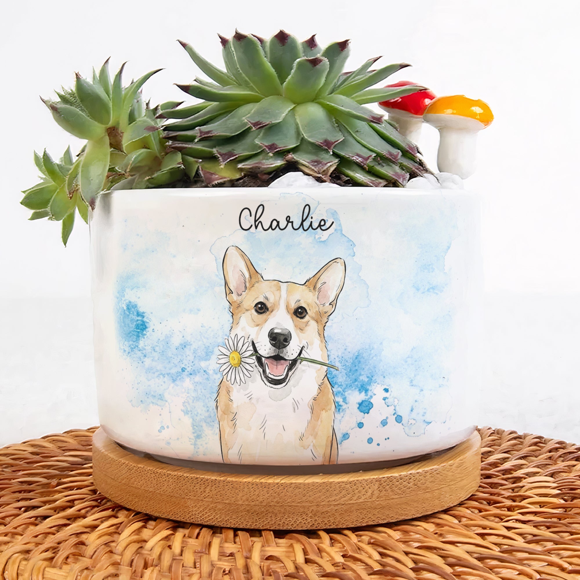 Custom-Pet-Portrait-Watercolor-Loss-Of-Pet-Gift-Personalized-Plant-Pot-3