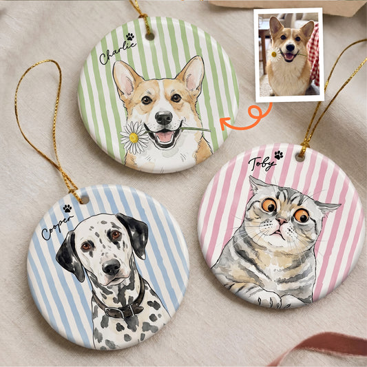 Custom-Pet-Portrait-Watercolor-Ornament-Gift-For-Pet-Lovers-Pet-Loss-Gifts-Personalized-Ornament-1