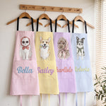 Custom-Pet-Portrait-Watercolor-Striped-Pattern-Personalized-Apron-1