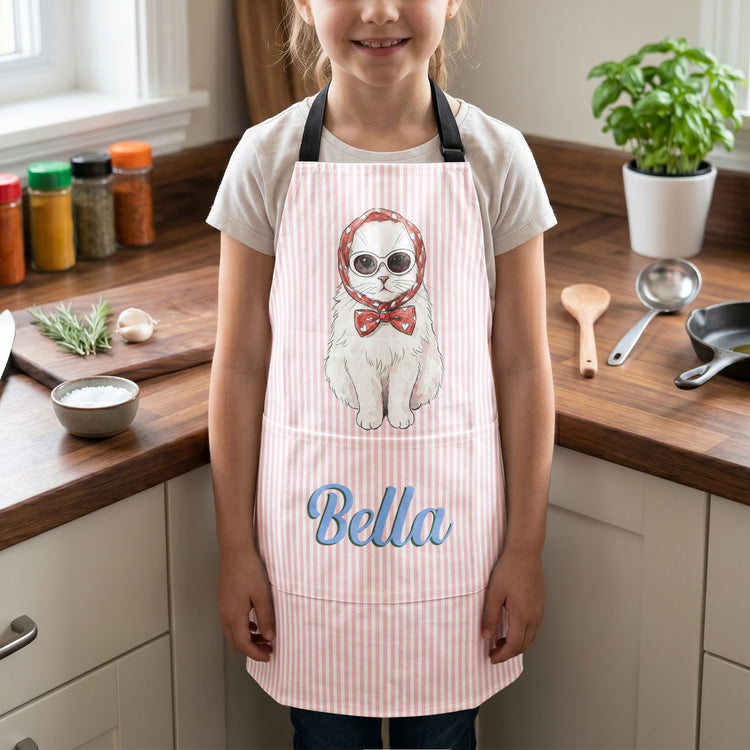 Custom-Pet-Portrait-Watercolor-Striped-Pattern-Personalized-Apron-5