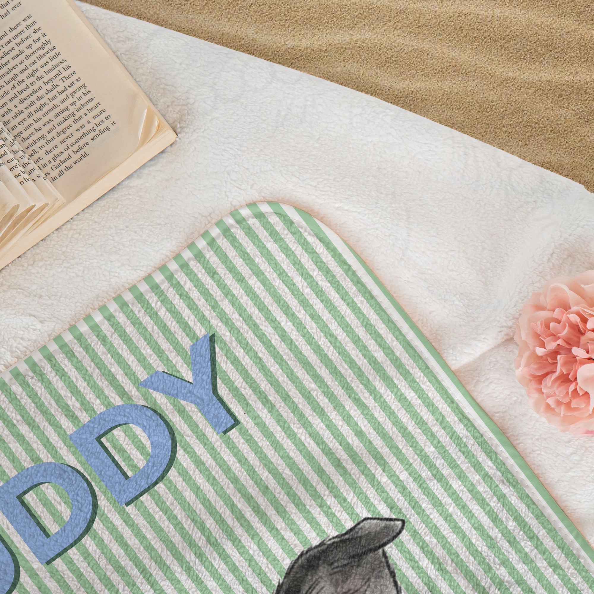 Custom-Pet-Portrait-Watercolor-Striped-Pattern-Summer-Gifts-For-Pet-Lovers-Personalized-Beach-Towel-5