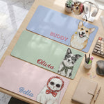 Custom-Pet-Portrait-Watercolor-Style-Striped-Pattern-Colorful-Personalized-Desk-Mat-1