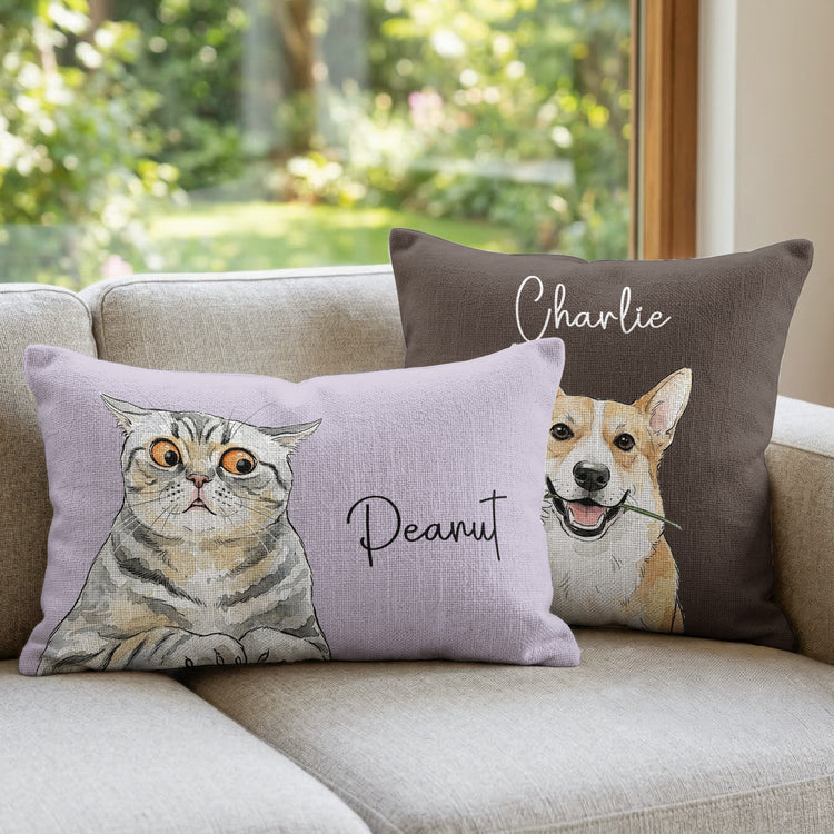 Custom-Pet-Portrait-Watercolor-Woven-Pillow-Personalized-Pillow-Cover-4