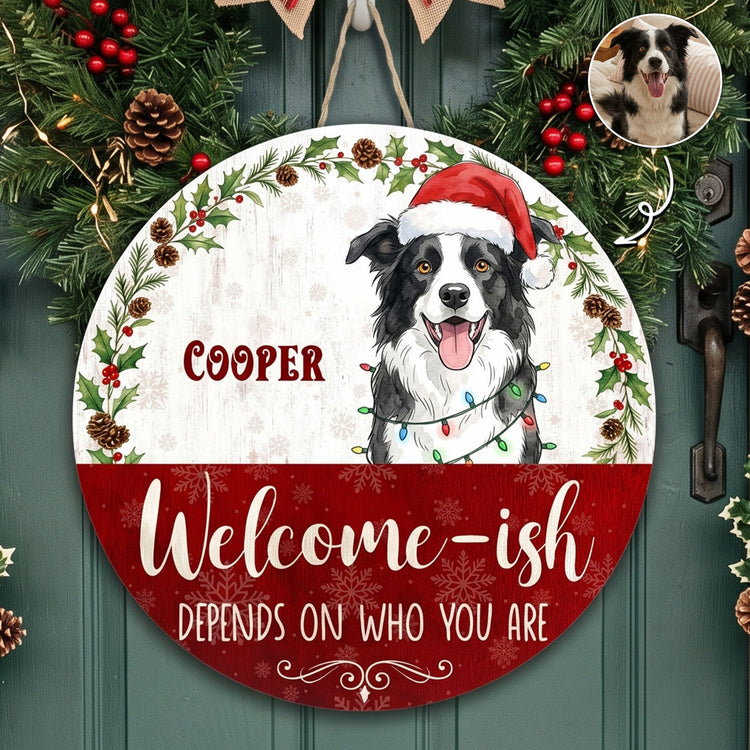 Custom-Pet-Portrait-Welcom-ish-Funny-Christmas-Decor-Personalized-Wood-Sign-1