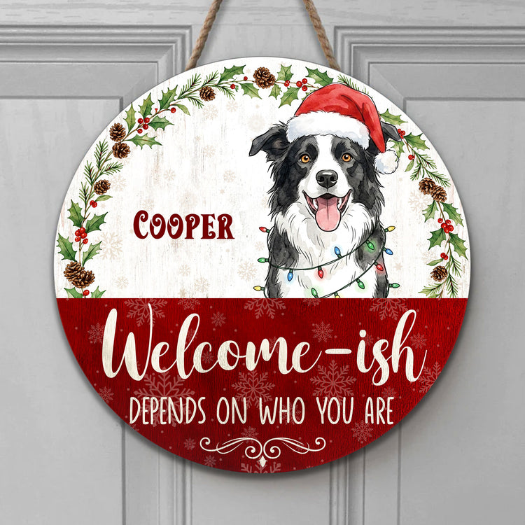 Custom-Pet-Portrait-Welcom-ish-Funny-Christmas-Decor-Personalized-Wood-Sign-2