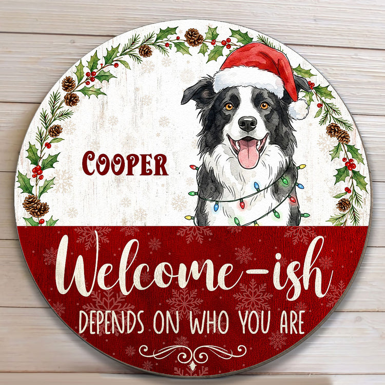 Custom-Pet-Portrait-Welcom-ish-Funny-Christmas-Decor-Personalized-Wood-Sign-4