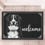 Custom-Pet-Portrait-Welcome-Home-Sketch-Line-Art-Style-Personalized-Doormat-2
