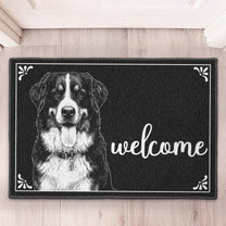 Custom-Pet-Portrait-Welcome-Home-Sketch-Line-Art-Style-Personalized-Doormat-2