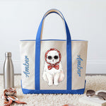 Custom-Pet-Portrait-With-Name-Colorful-Gift-For-Dog-Mom-Cat-Mom-Personalized-Tote-Bag-3