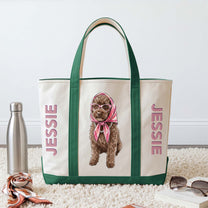 Custom-Pet-Portrait-With-Name-Colorful-Gift-For-Dog-Mom-Cat-Mom-Personalized-Tote-Bag-5