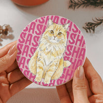 Custom-Pet-Portrait-With-Name-Watercolor-Art-Personalized-Coaster-5