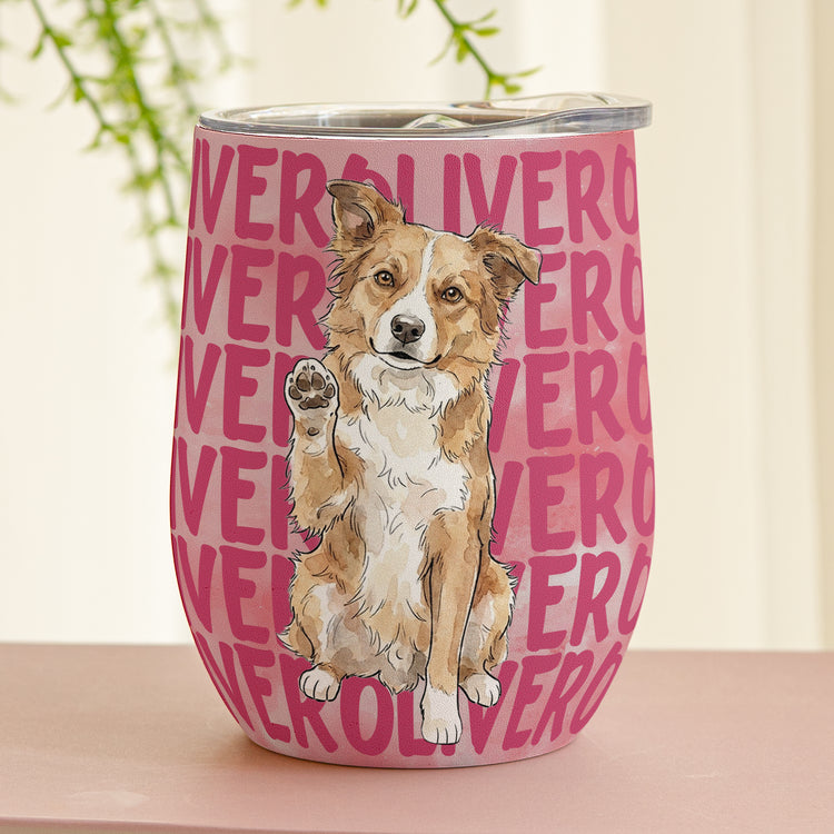 Custom-Pet-Portrait-With-Name-Watercolor-Art-Personalized-Wine-Tumbler-2