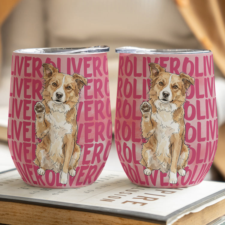 Custom-Pet-Portrait-With-Name-Watercolor-Art-Personalized-Wine-Tumbler-3