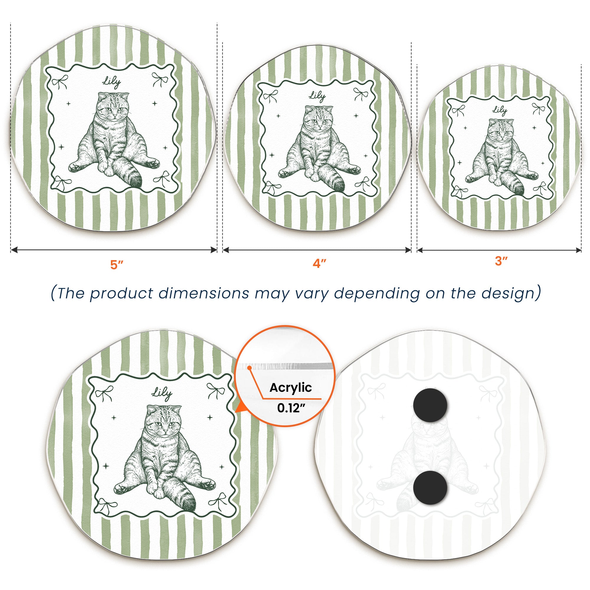 Custom-Pet-Sketch-Line-Art-Gift-For-Pet-Lovers-Dog-Mom-Cat-Mom-Personalized-Magnet-6