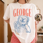 Custom-Pet-Sketch-Line-Art-Vintage-Retro-Style-Personalized-Shirt-1