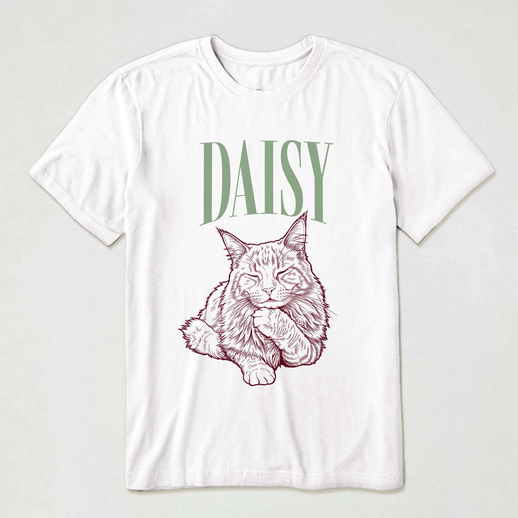 Custom-Pet-Sketch-Line-Art-Vintage-Retro-Style-Personalized-Shirt-4
