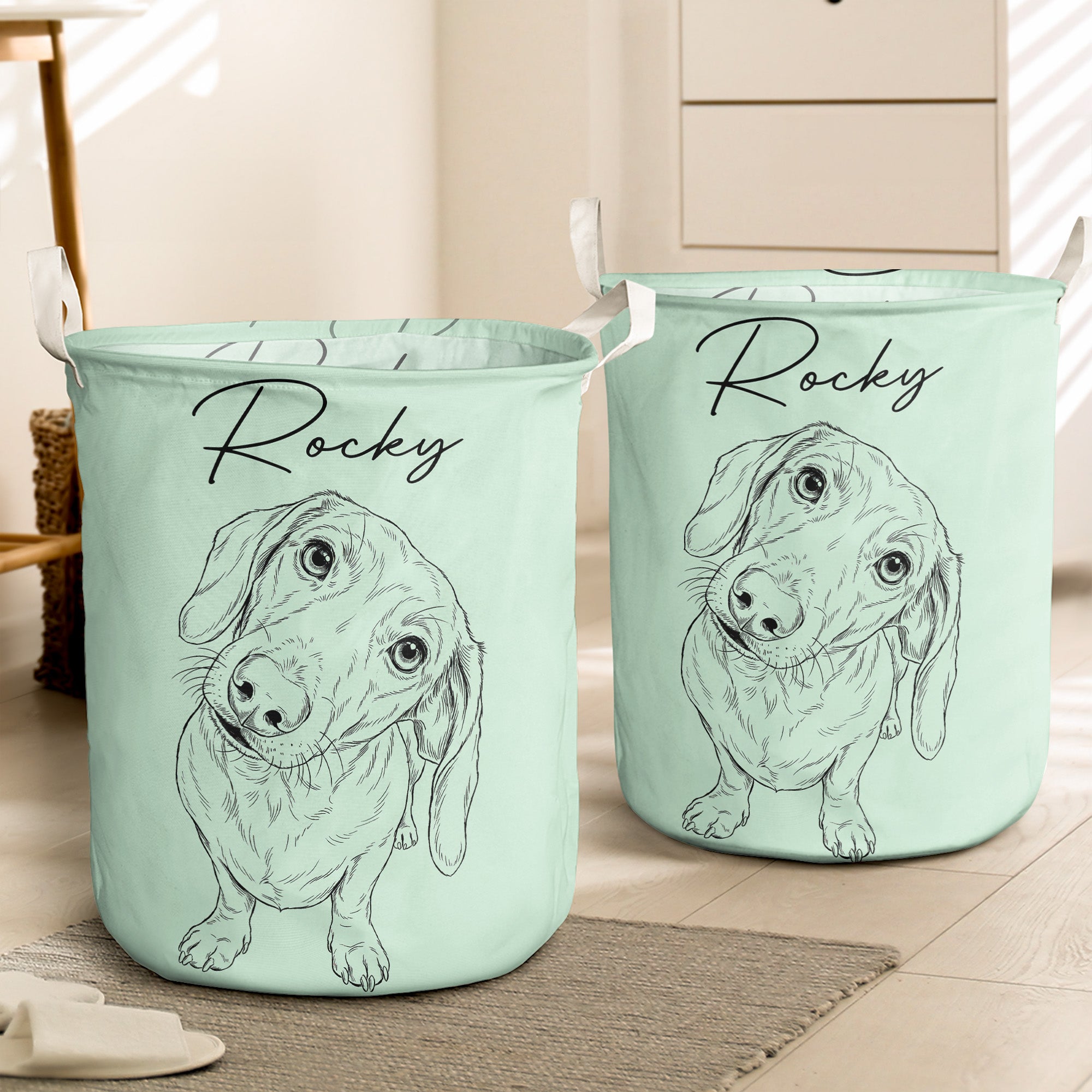 Custom-Pet-Toy-Basket-For-Dog-Cat-Personalized-Laundry-Basket-2