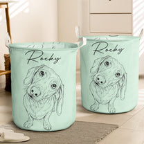 Custom-Pet-Toy-Basket-For-Dog-Cat-Personalized-Laundry-Basket-2