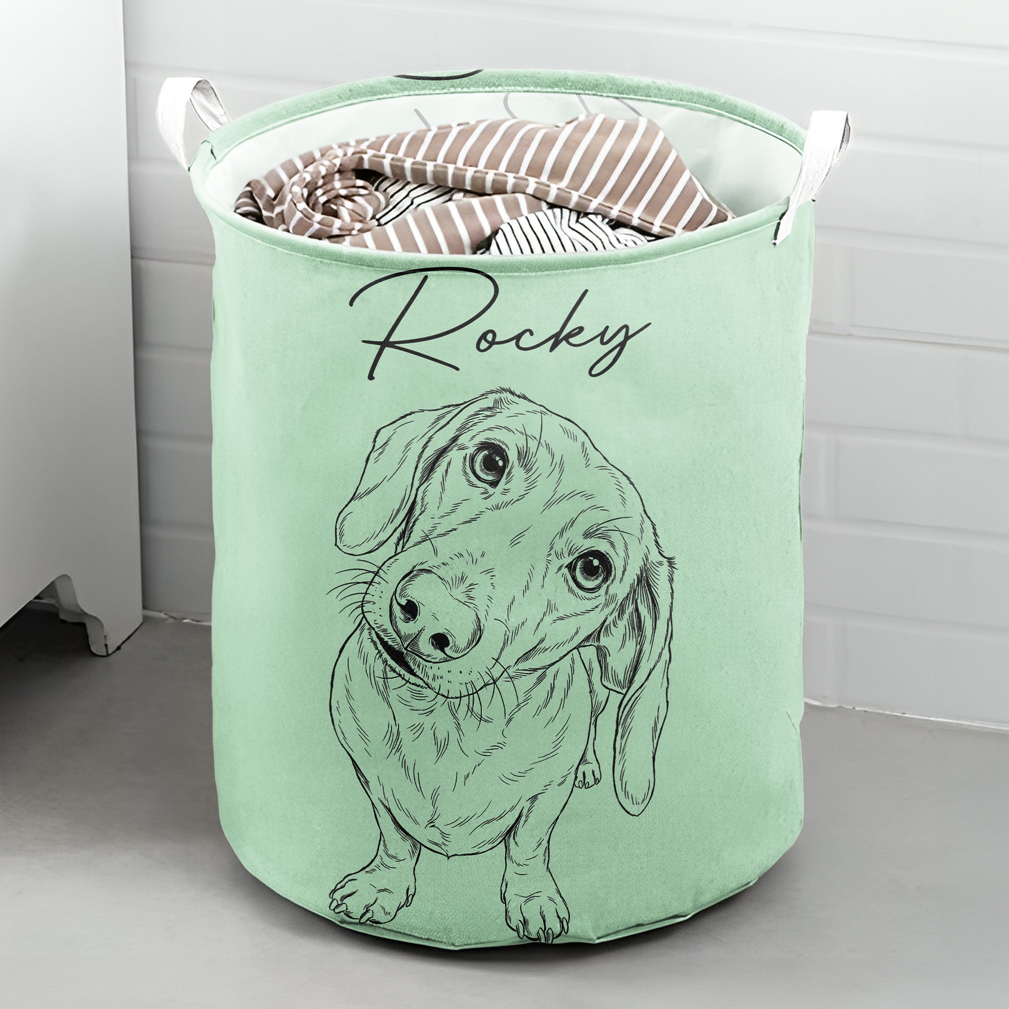 Custom-Pet-Toy-Basket-For-Dog-Cat-Personalized-Laundry-Basket-4
