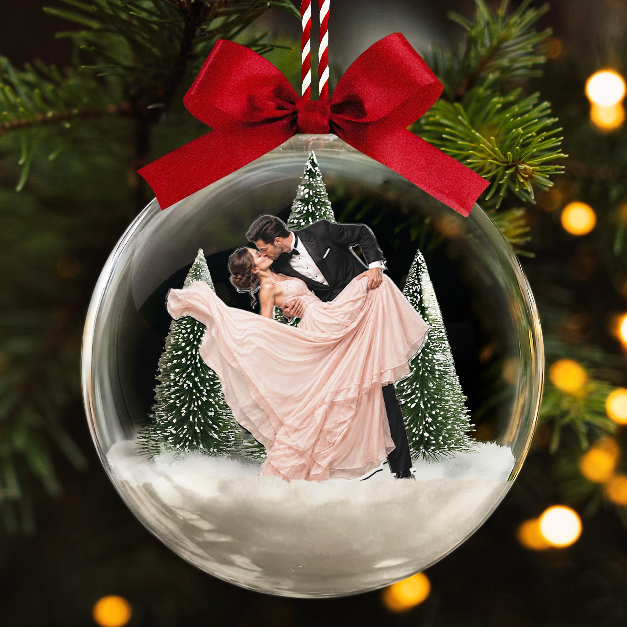 Custom-Photo-1St-Christmas-Married-Snow-Ball-Bauble,-First-Christmas-As-Mr-+-Mrs,-Christmas-Gift-For-Couples,-Newlyweds-Gifts-Personalized-Ornament