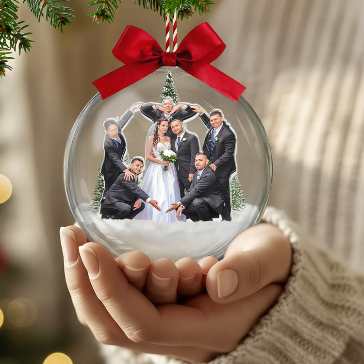Custom-Photo-1St-Christmas-Married-Snow-Ball-Bauble,-First-Christmas-As-Mr-+-Mrs,-Christmas-Gift-For-Couples,-Newlyweds-Gifts-Personalized-Ornament