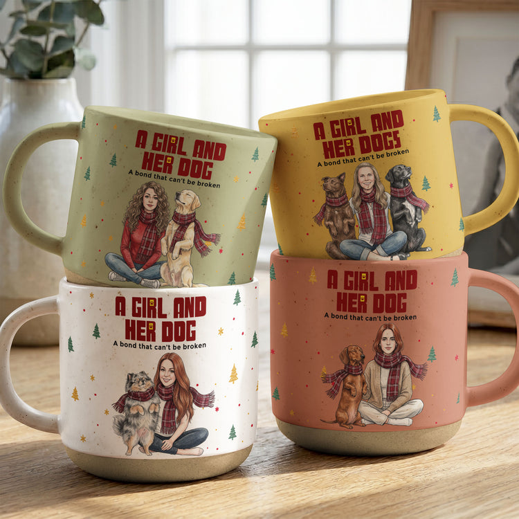 Custom-Photo-A-Girl-And-Her-Dogs-A-Bond-That-Can'T-Be-Broken-Personalized-Mug-1
