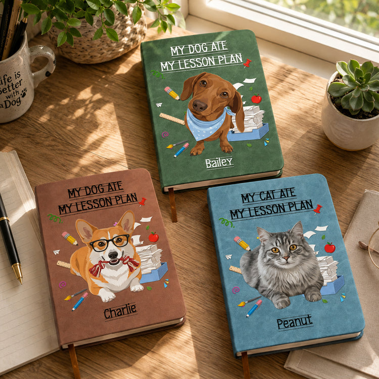 Custom-Photo-Back-To-School-Teacher-Gift-Dog-Ate-Lesson-Plan-Personalized-Journal-1