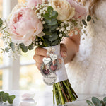 Custom-Photo-Bouquet-Charm-With-Heart-Pendant-Memorial-Wedding-Gift-For-Bride-Personalized-Bouquet-Charm-4