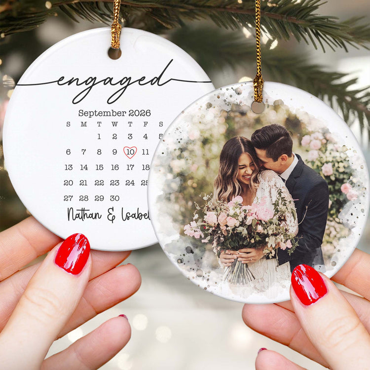 Custom-Photo-&-Calendar-Couple-Engaged-First-Christmas-Wedding-Gifts-Personalized-Ornament-5