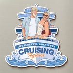 Custom-Photo-Cartoon-Art-Cruise-Partners-Cruise-Door-Decor-Gift-For-Couple-Personalized-Magnet-2