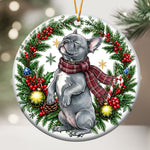 Custom-Photo-Christmas-Gift-For-Pet-Lover,-Pet-Portrait-Ornament,-Holiday-Decoration-Pet-Memorial-Keepsake-Personalized-Ornament-1