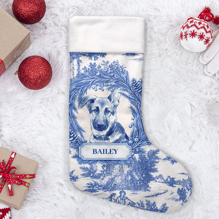 Custom-Photo-Christmas-Pet-Portrait-Watercolor-Personalized-Stocking-3
