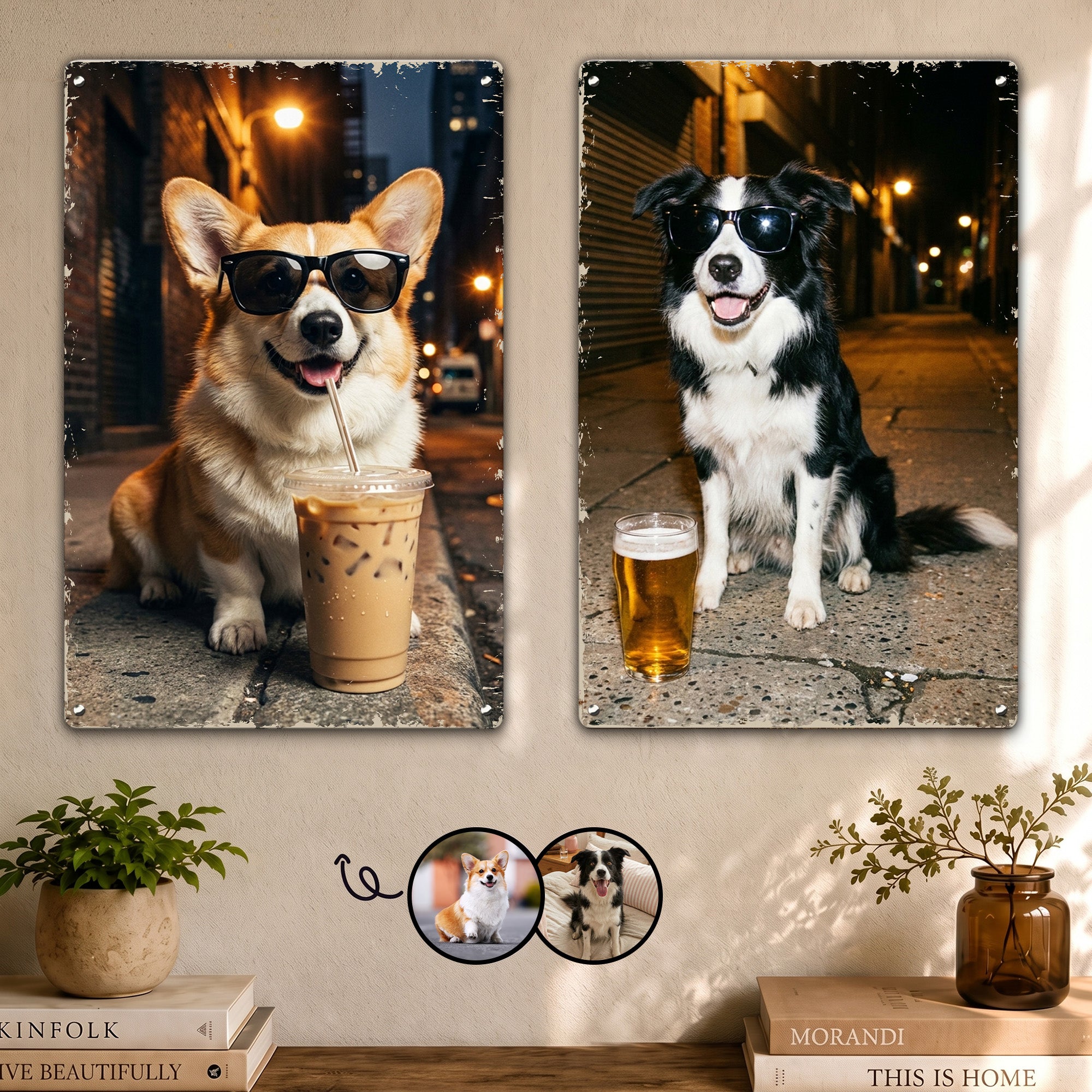 Custom-Photo-Cool-Street-Pet-Portrait-Personalized-Metal-Sign-1