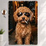 Custom-Photo-Cool-Street-Pet-Portrait-Personalized-Metal-Sign-2