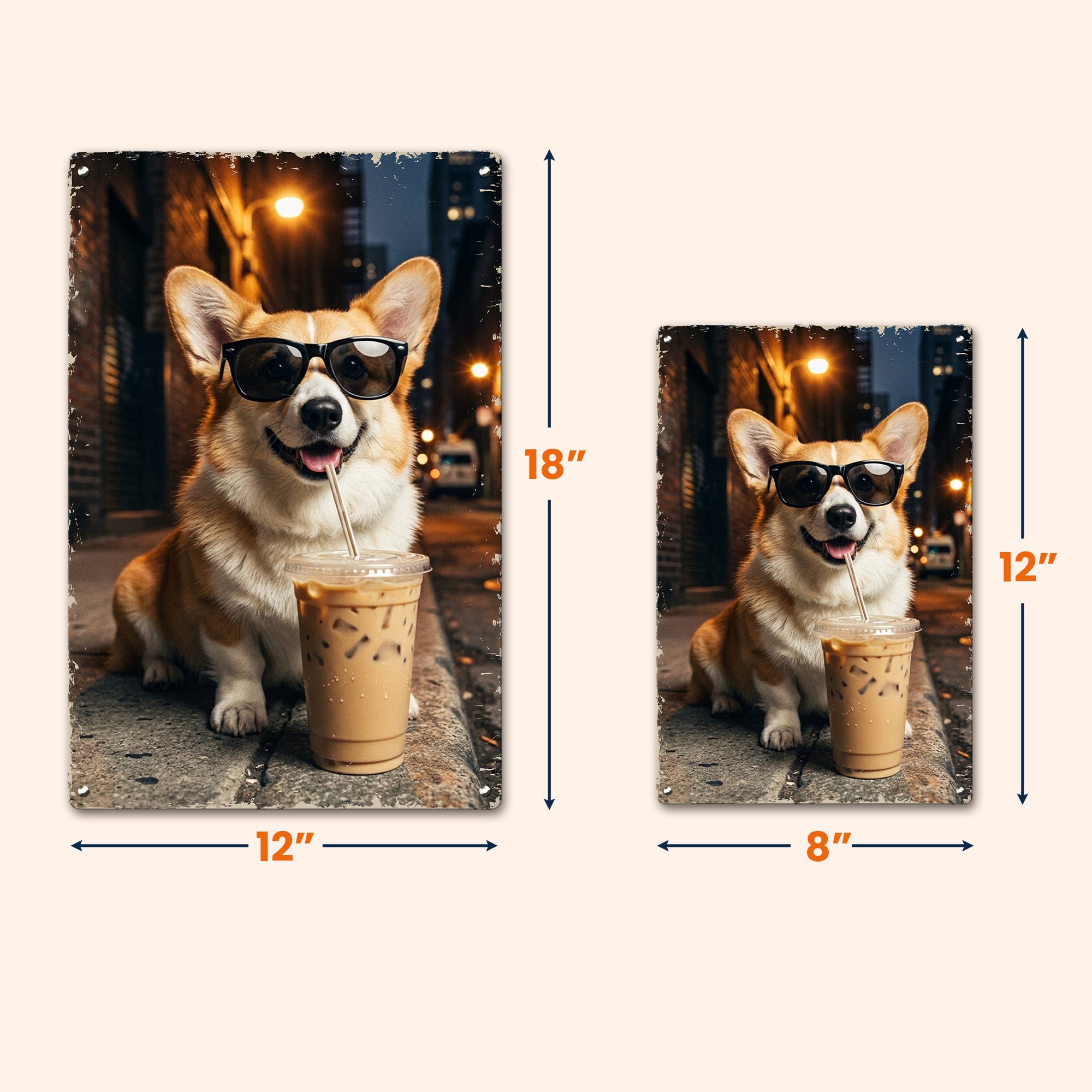 Custom-Photo-Cool-Street-Pet-Portrait-Personalized-Metal-Sign-4