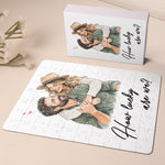 Custom-Photo-Couple-How-Lucky-Are-We-Personalized-Jigsaw-Puzzle-3