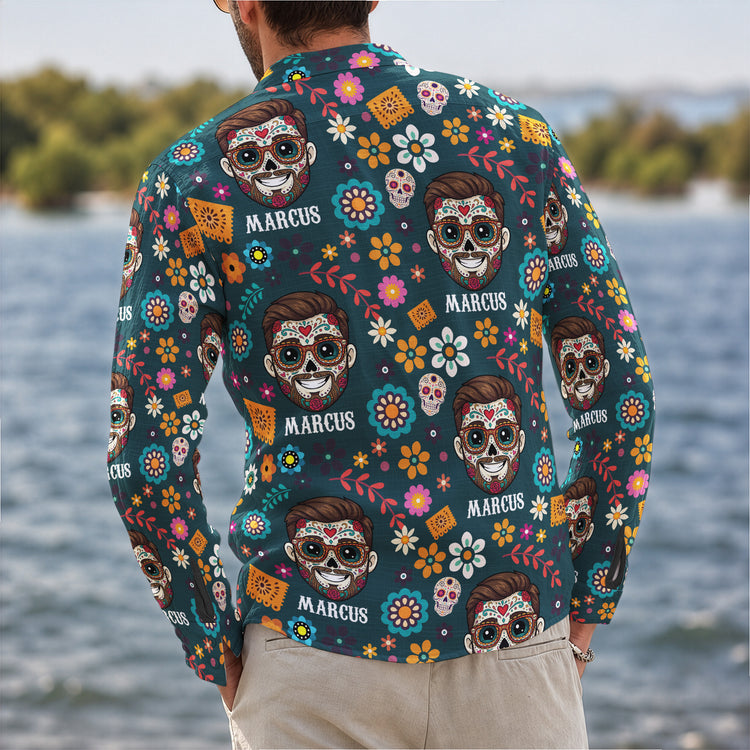 Custom-Photo-Day-Of-The-Dead-Cinco-De-Mayo-Personalized-Shirt-9