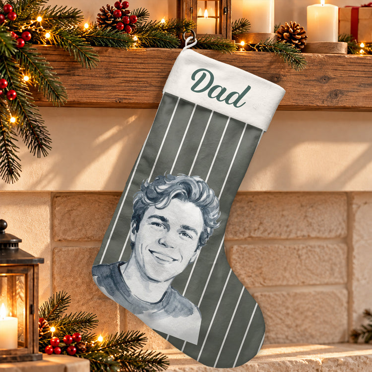 Custom-Photo-Family-Members-Pet-Dog-Cat-Christmas-Decor-Personalized-Stocking-3