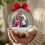 Custom-Photo-Friend-Christmas-Snow-Ball,-Friendship-Sisters-Ornaments,-Besties-Keepsake,-Christmas-Gifts-For-Friends-Women-Personalized-Ornament-2