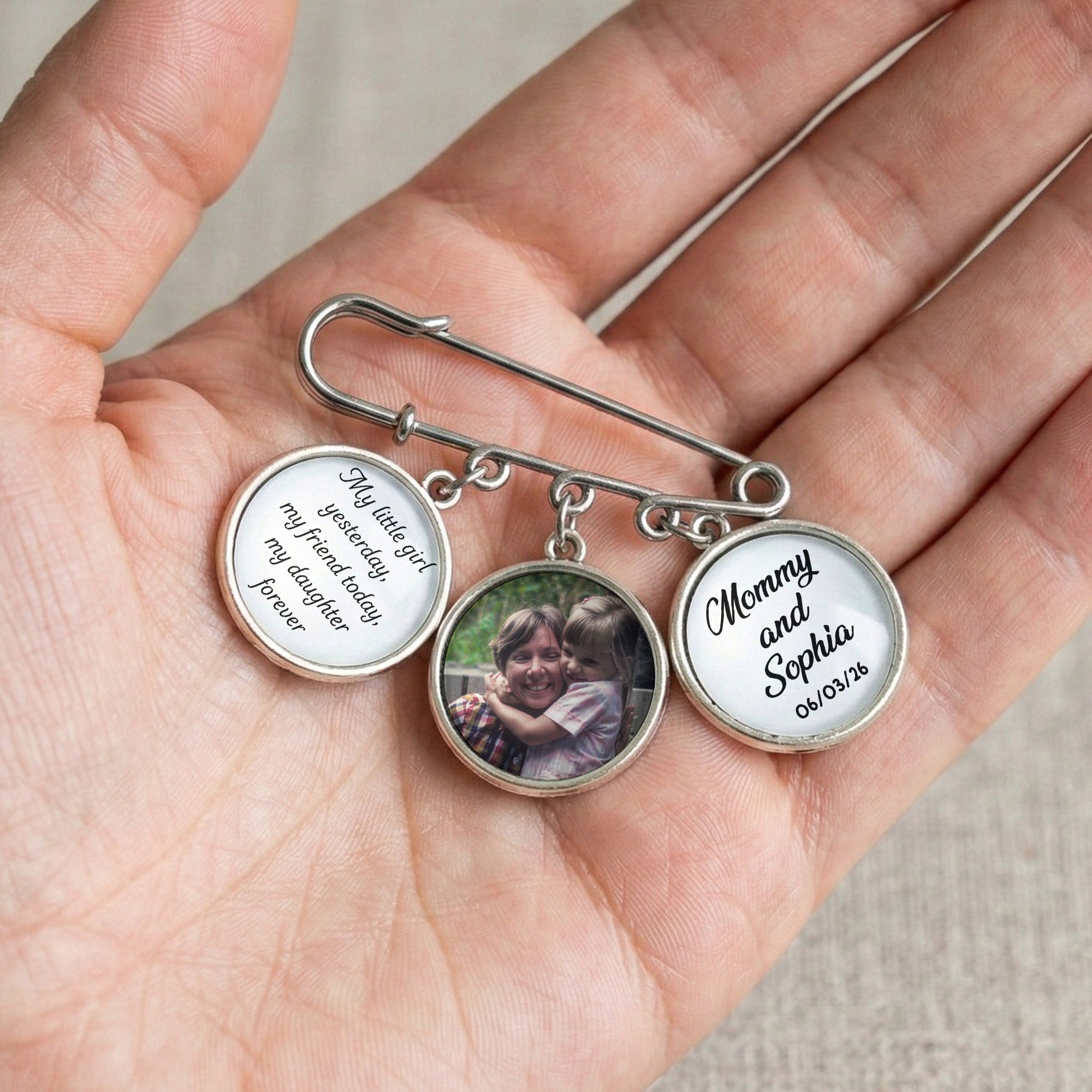 Custom-Photo-Gift-For-Bride-Groom-Wedding-Day-Personalized-Lapel-Pin-With-Charms-4